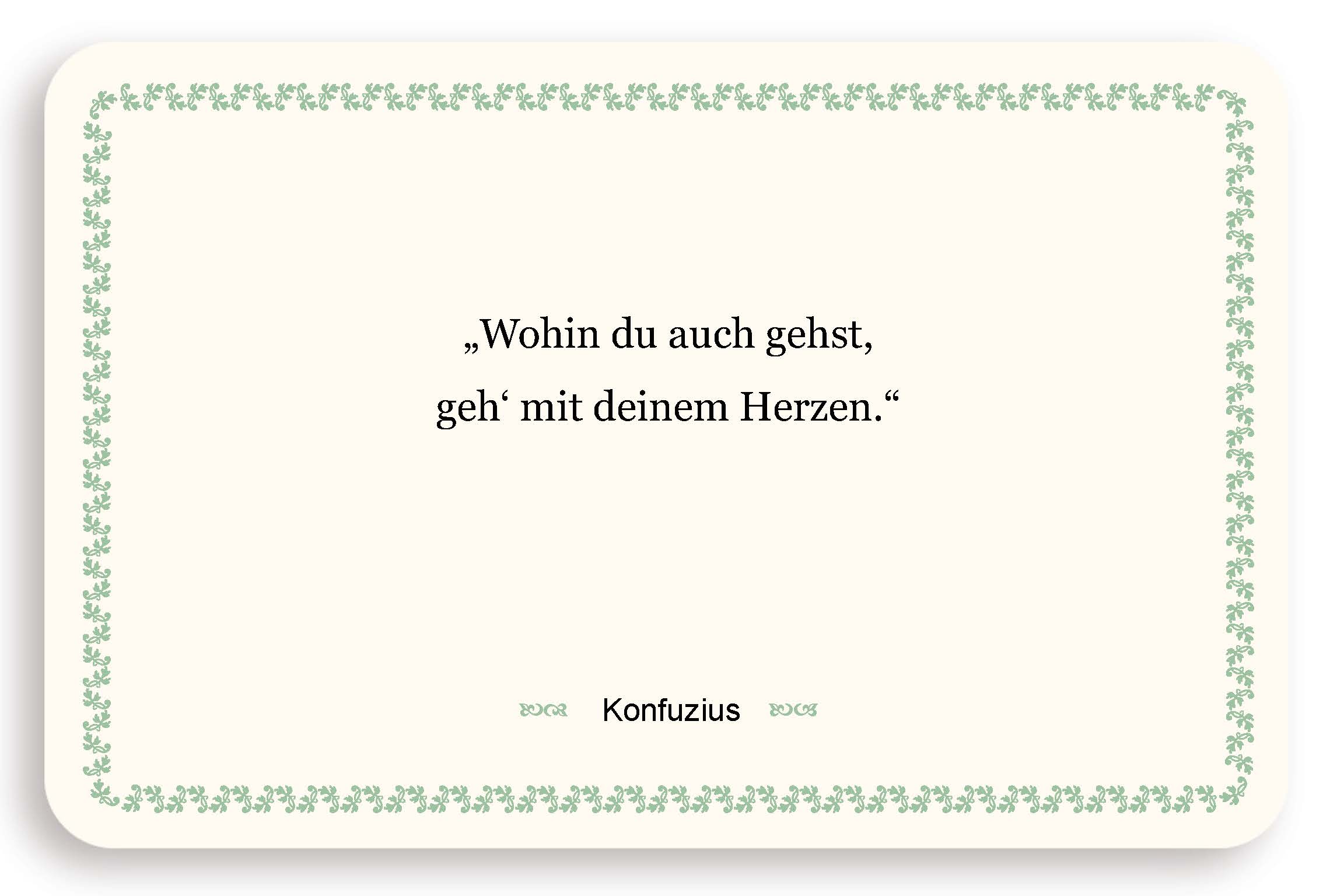 Zitatkarte - Der Weg